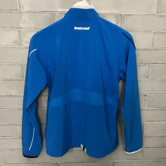 Ladies’ BABOLAT Full Zip Tennis Sport Jacket - Size Large (Blue) - Picture 2 of 7